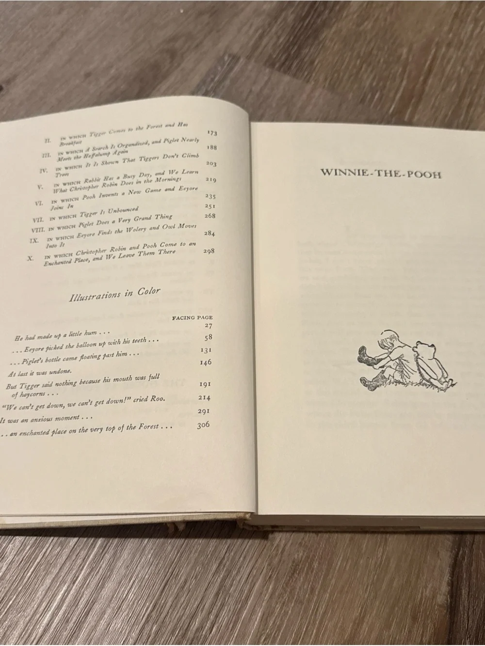 The World of Pooh A A Milne 1957 Illustrated Book, Hardcover With Dust Jacket